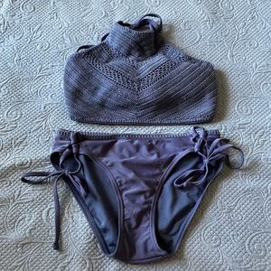 Blue bathing suit pair